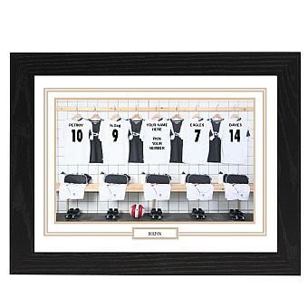 Personalised Framed  Unofficial Bolton Team Shirt Photo A3